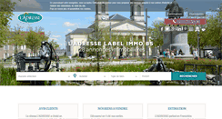 Desktop Screenshot of larochesuryon-ladresse.com